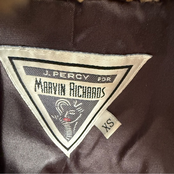 Vintage J. Percy Marvin Richards Leopard Faux Fur Jacket Women’s XS Glam Retro - Picture 10 of 10